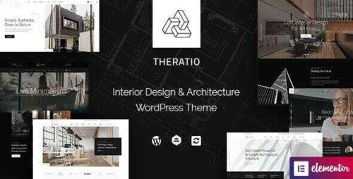 Theratio Theme GPL v1.3.2 – Architecture & Interior Design Elementor WP Theme
